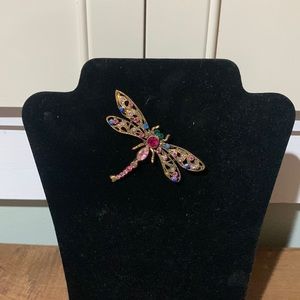 Multi Color Dragonfly Pin